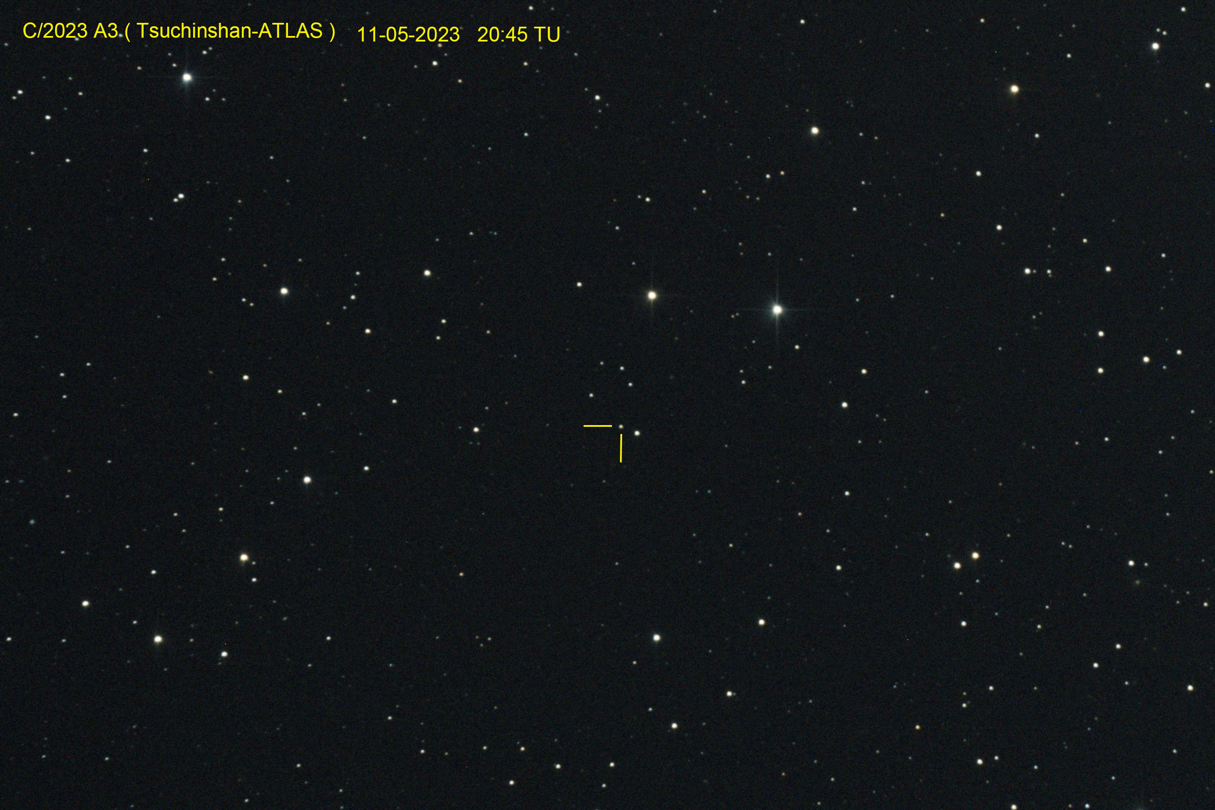 C2023 A3 (Tsuchinshan-ATLAS) cometas OSAE