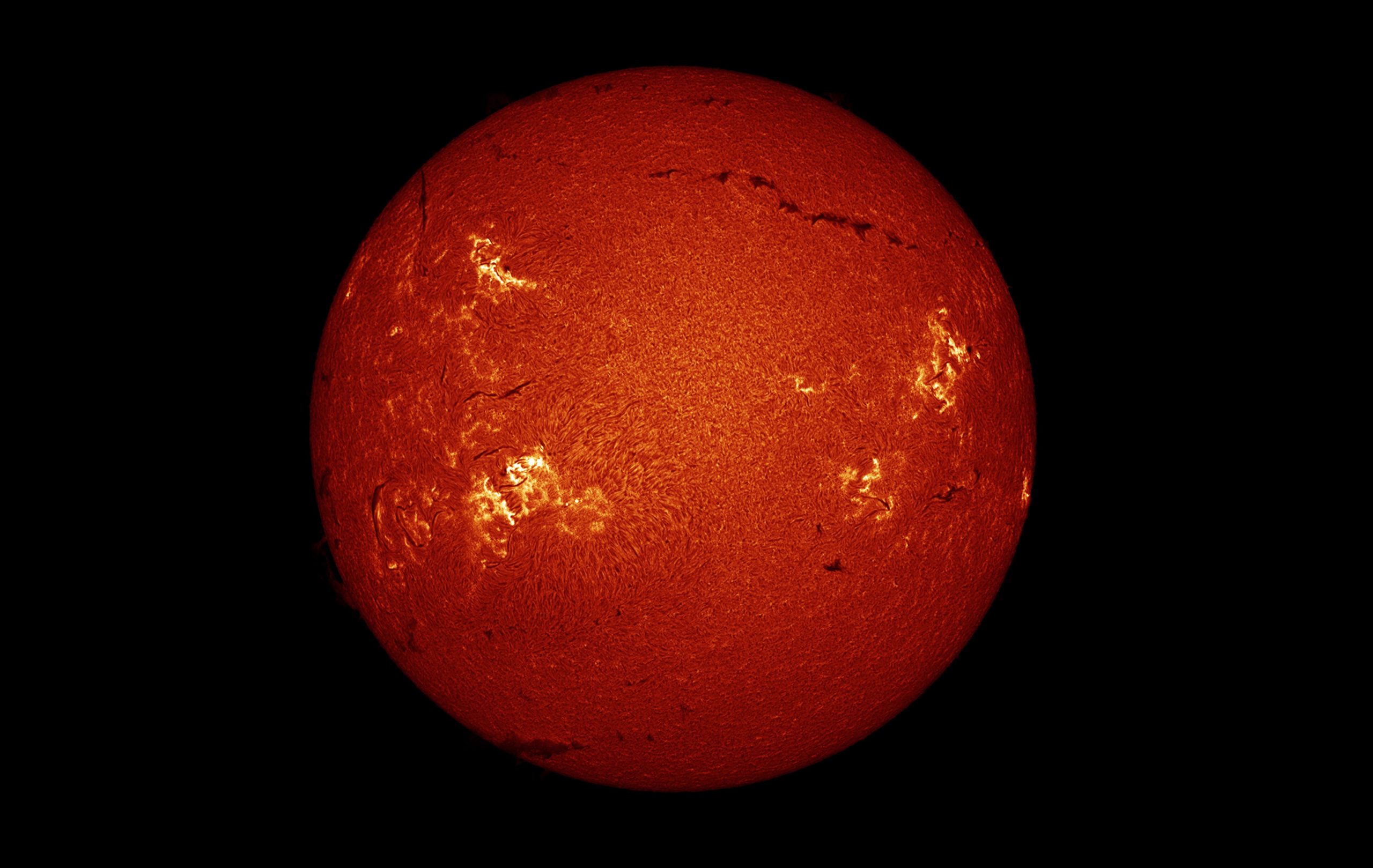 Foto del Sol realizada el 30/12/2025 por Oscar Martín Mesonero