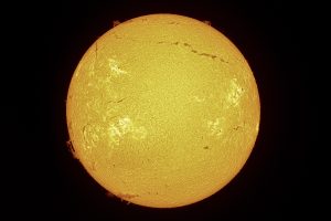 Foto del Sol realizada el 30/12/2025 por Oscar Martín Mesonero