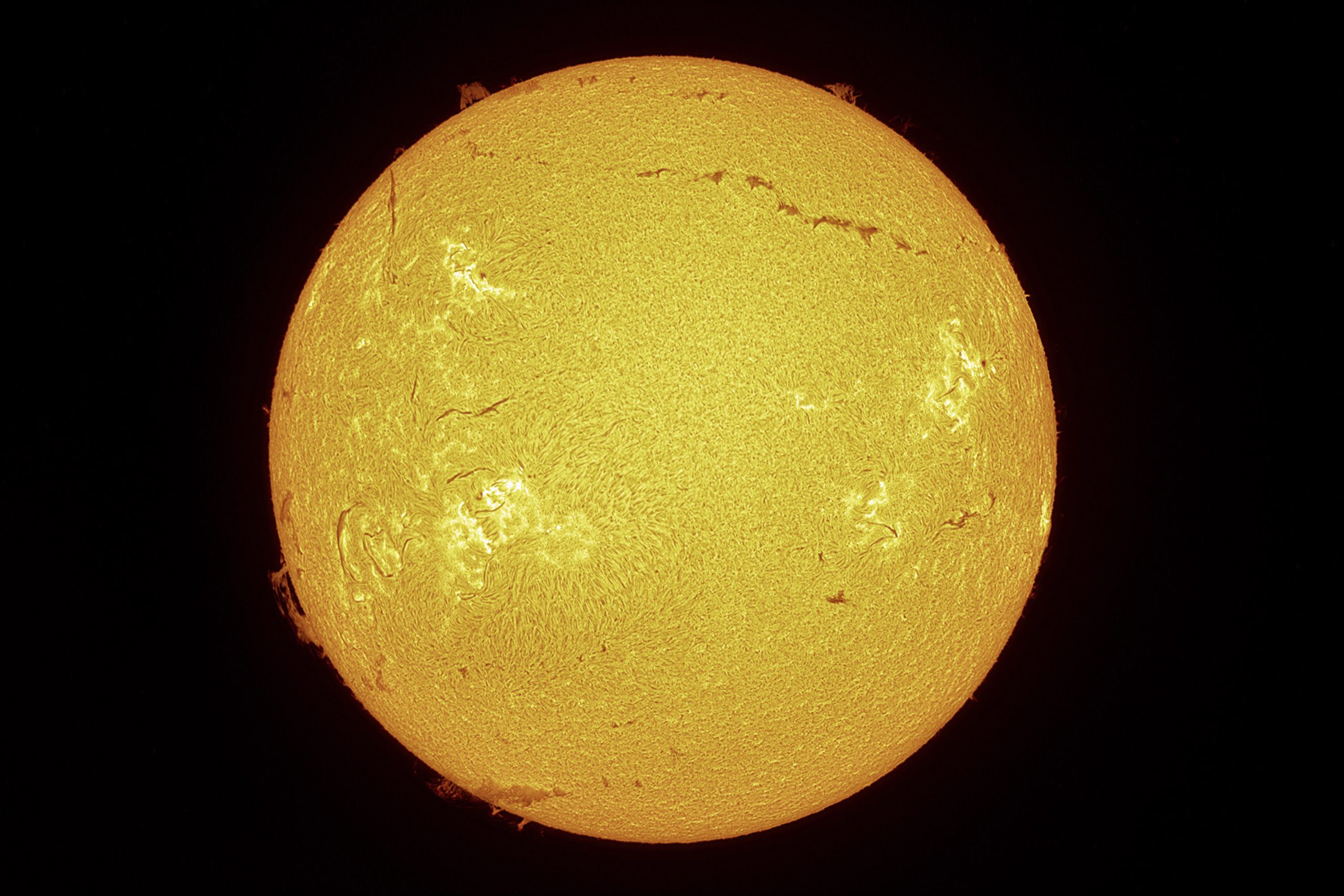 Foto del Sol realizada el 30/12/2025 por Oscar Martín Mesonero