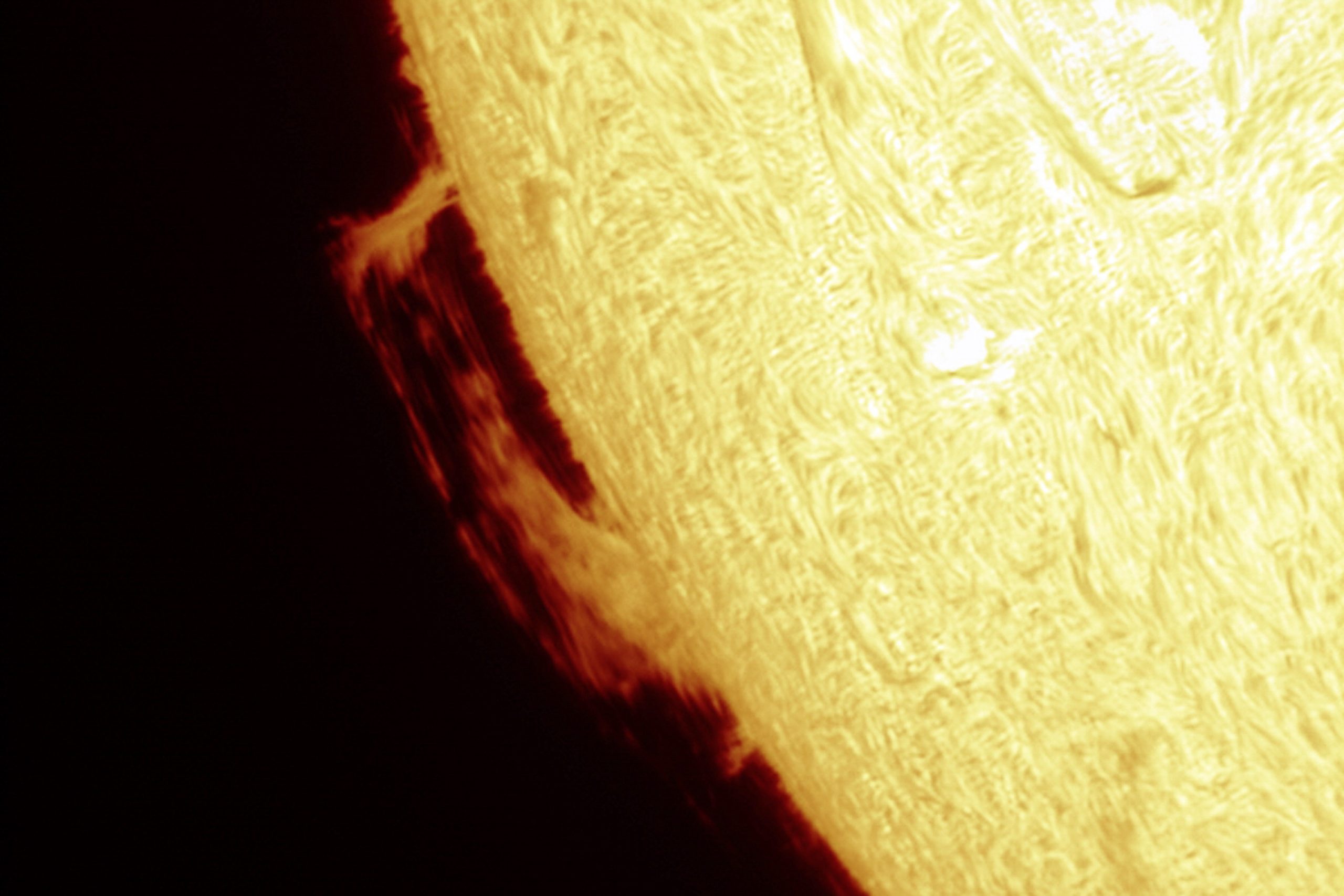 Foto del Sol realizada el 30/12/2025 por Oscar Martín Mesonero