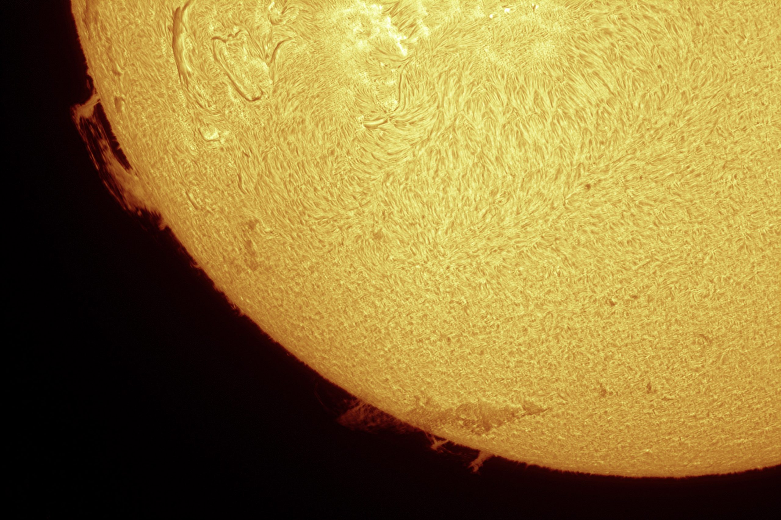 Foto del Sol realizada el 30/12/2025 por Oscar Martín Mesonero