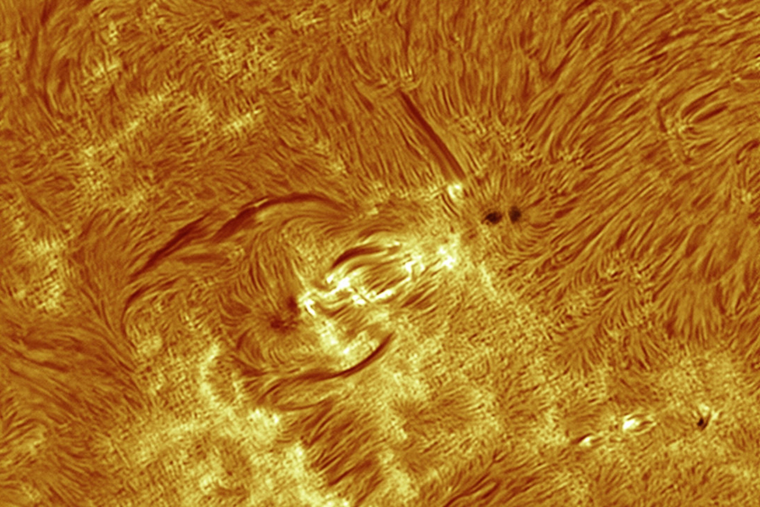 Foto del Sol realizada el 30/12/2025 por Oscar Martín Mesonero