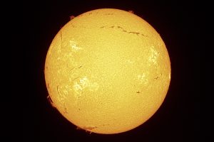 Foto del Sol realizada el 30/12/2025 por Oscar Martín Mesonero