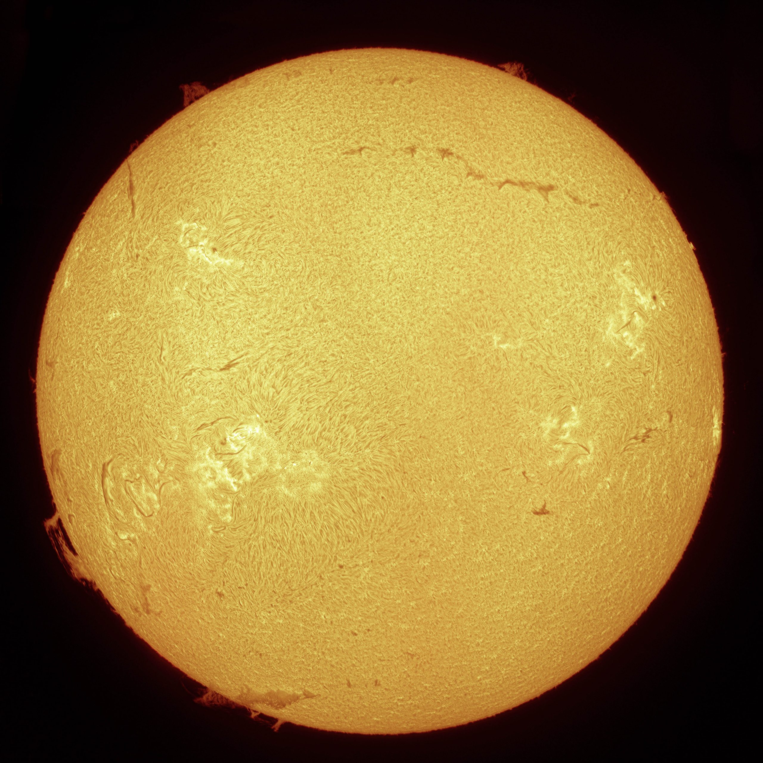 Foto del Sol realizada el 30/12/2025 por Oscar Martín Mesonero