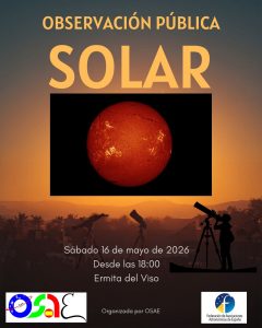 Observación solar 16 de mayo 2026