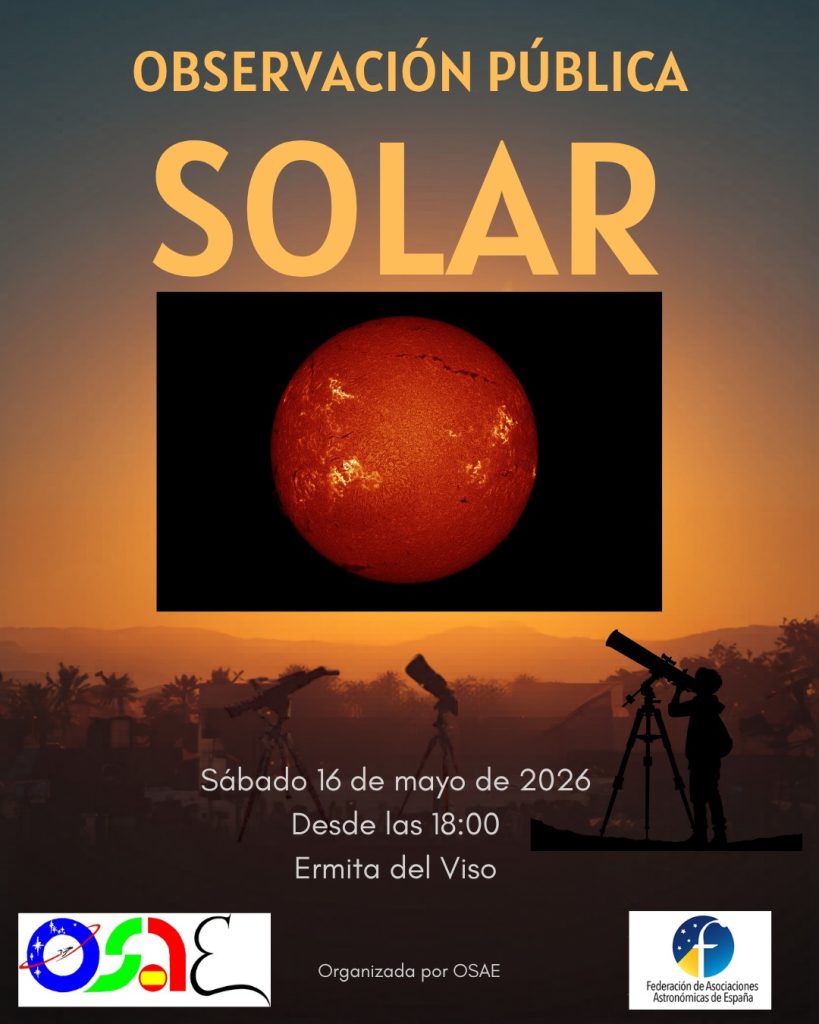 Observación solar 16 de mayo 2026