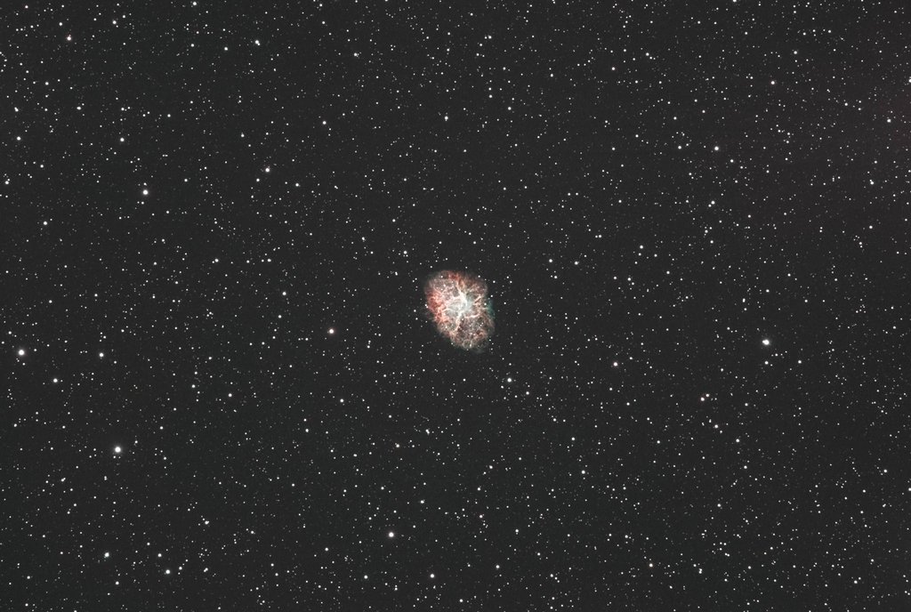 Nebulosa del Cangrejo Realizada por Pablo González Peña
