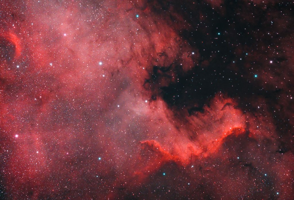 Nebulosa Norteamérica Realizada por Óscar Martín Mesonero