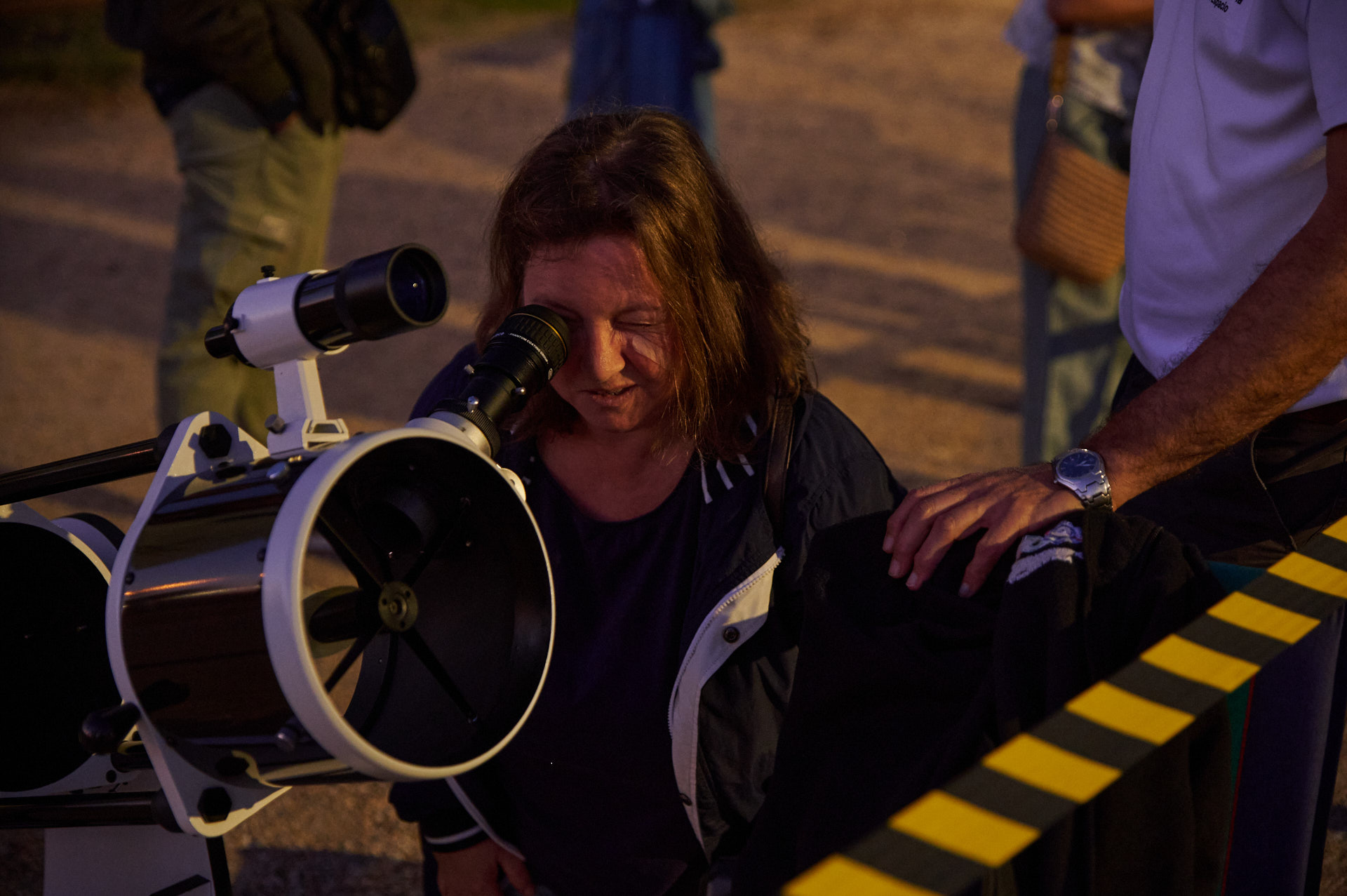 La luna al final del telescopio